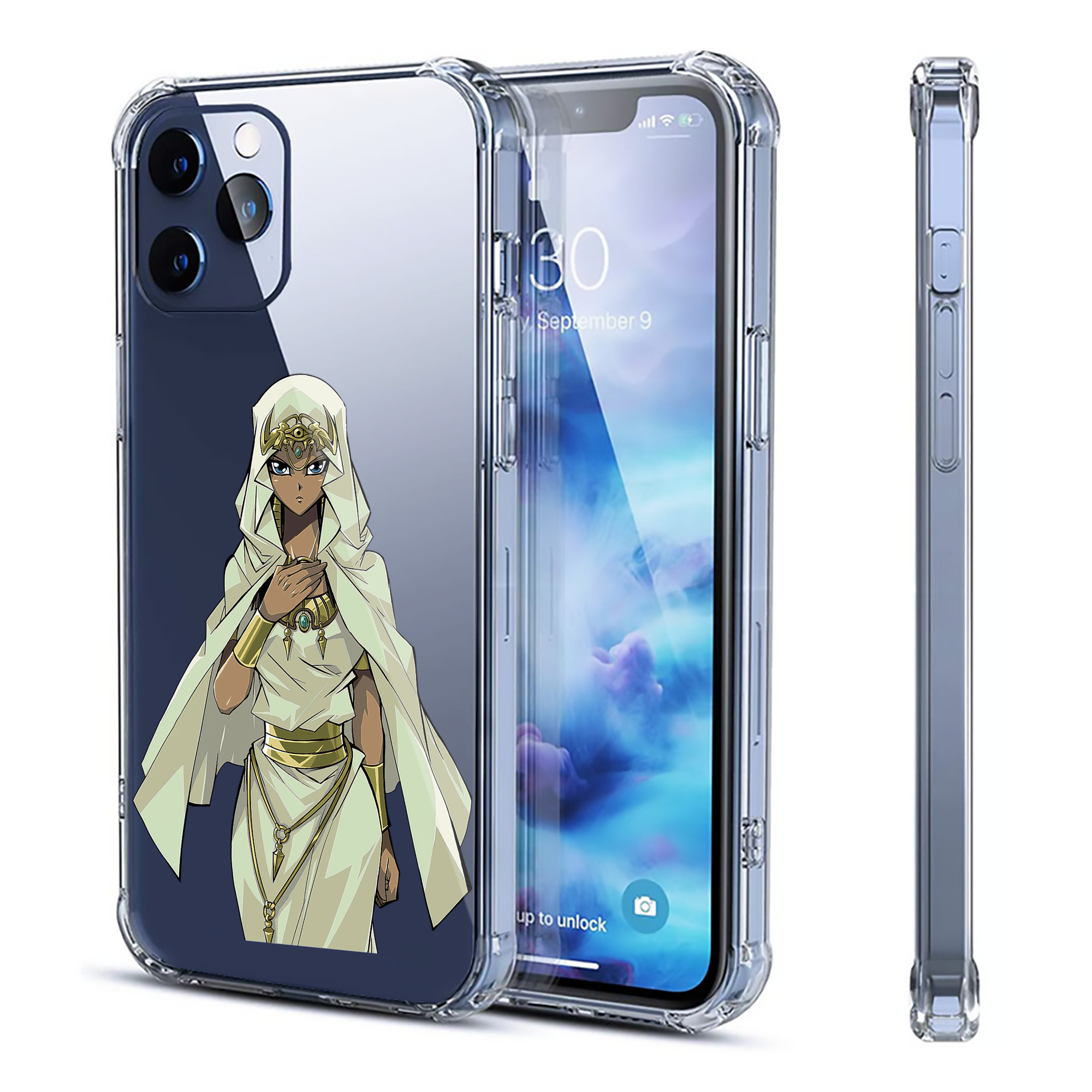 （画像用） 遊☆戯☆王 Yu-Gi-Oh! 【iPhone 12シリーズ対応】透明スマホケース（クリアソフトケース）